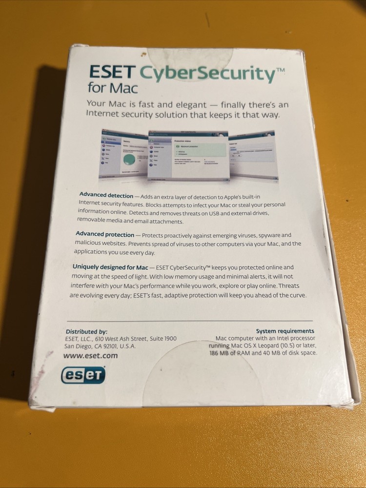 ESET CyberSecurity for Mac (Sealed)