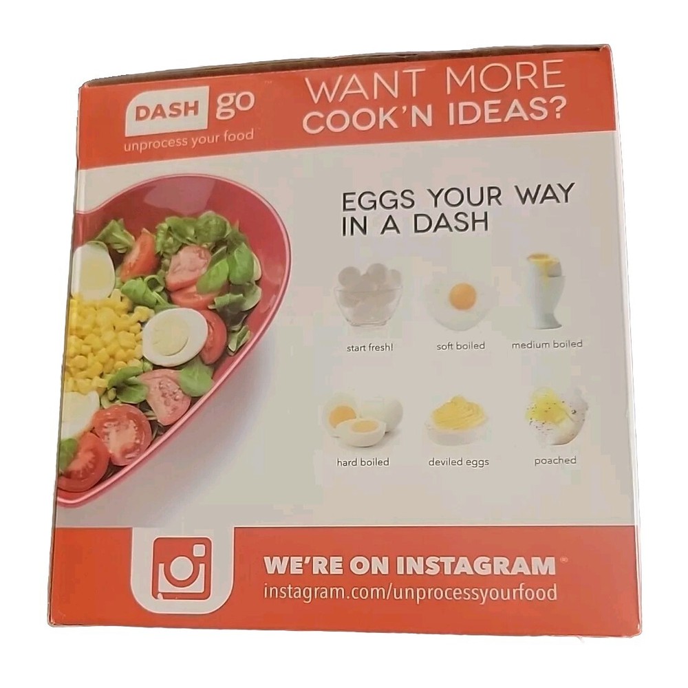 Dash Go Rapid Egg Cooker - Cooks 6 Eggs - Black - Used 1 Time