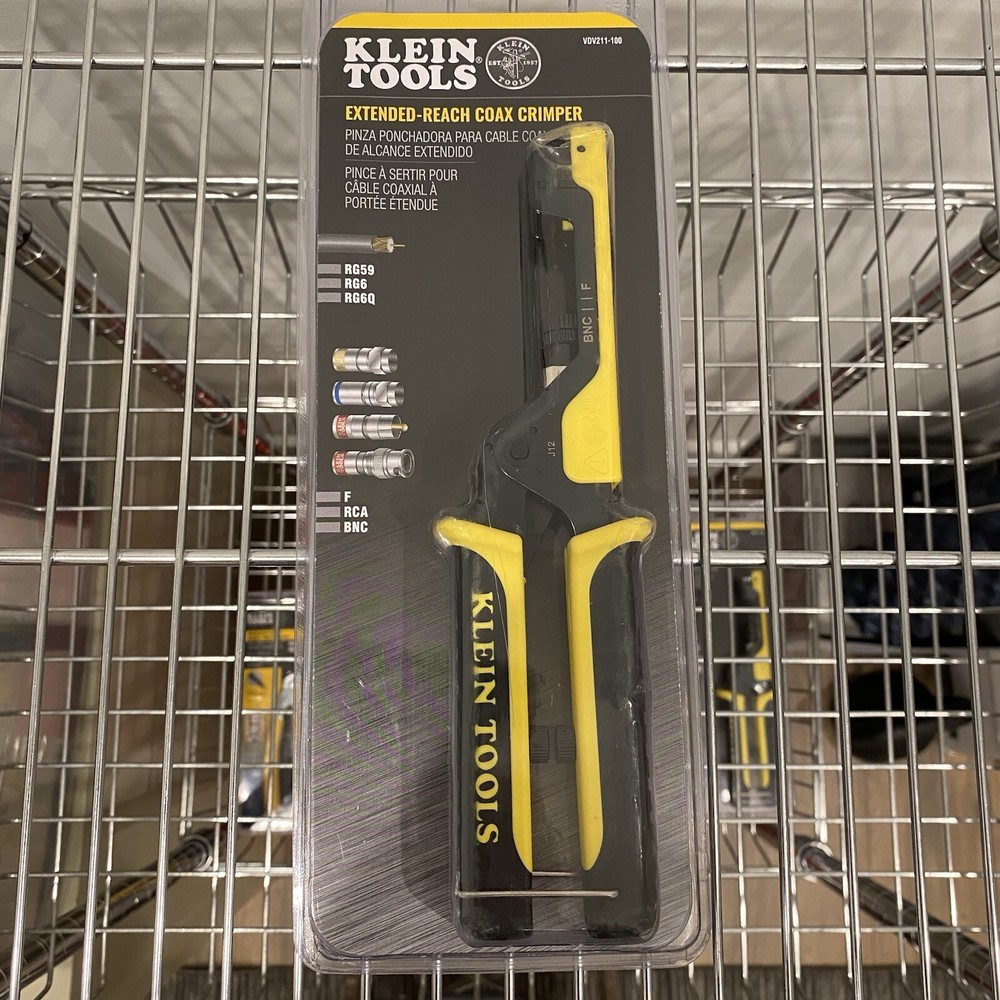 Klein Tools Extended Reach Coax Crimper VDV211-100