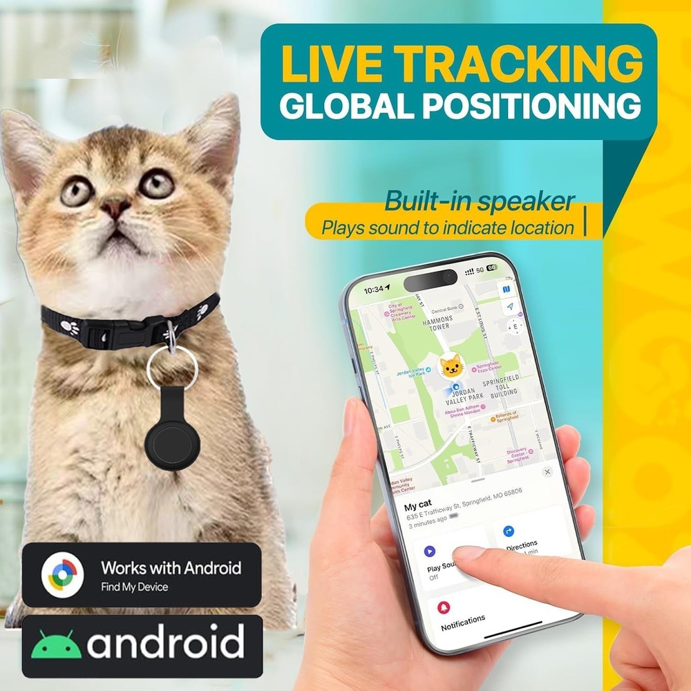 2 Pack GPS Tracker for Vehicles,Car Tracker Device Hidden for Vehicles,Tracke...