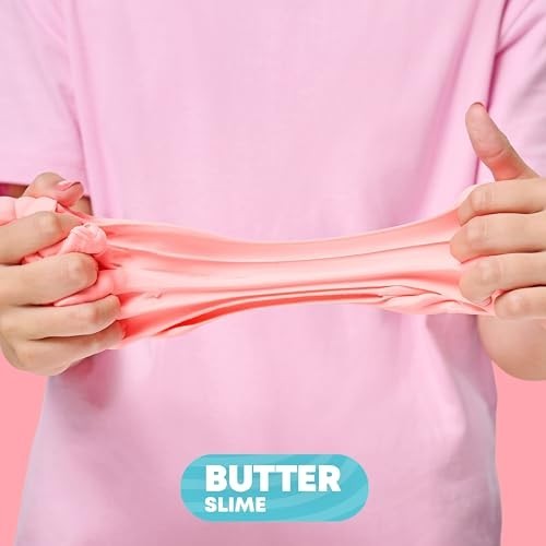 Scented Slime Kit 2-Pack Bundle - Butter & Cloud, DIY Customization, ASMR Fun
