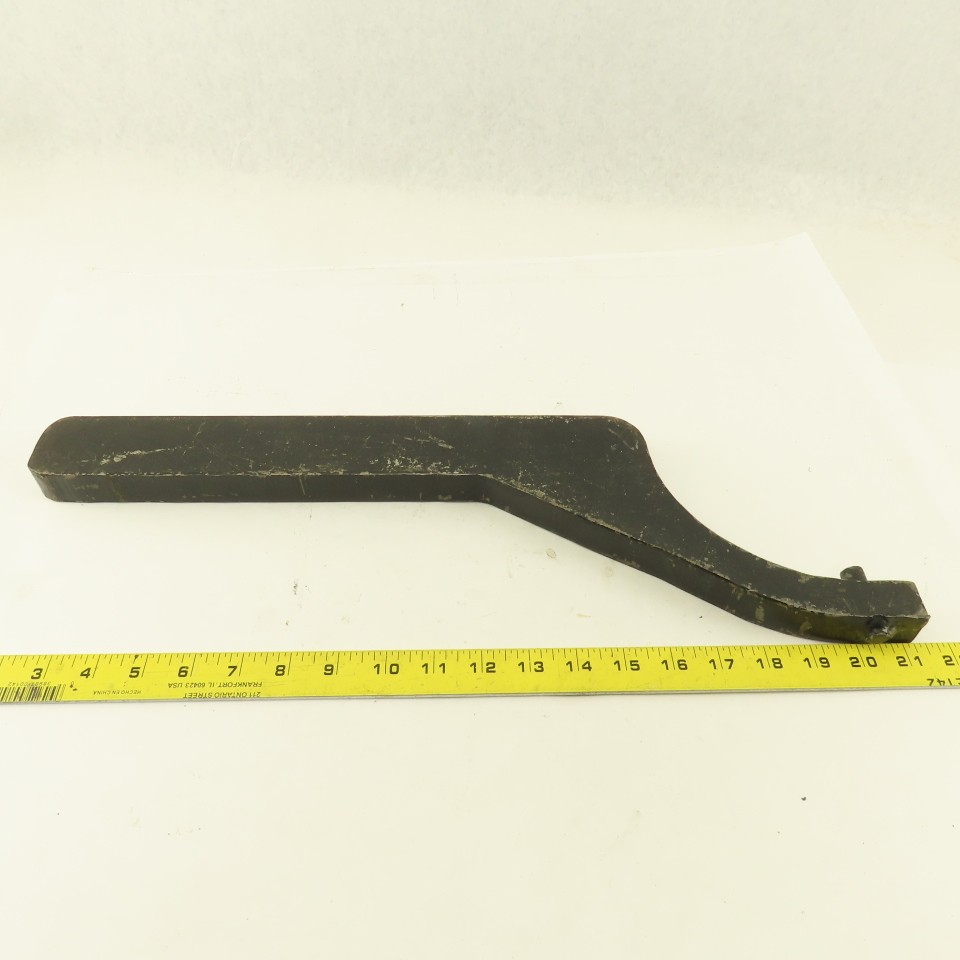 4" OD Solid Hook Spanner Non Adjustable 1/2" Pin 20" OAL