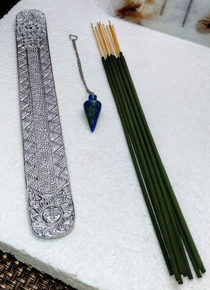 Divination Kit. Dreamcatcher, Pendulum, Incense And Burner