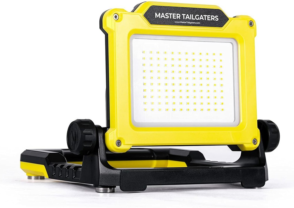 Master Tailgaters LED Work Flood Light Compatible for Dewalt 20v Battery