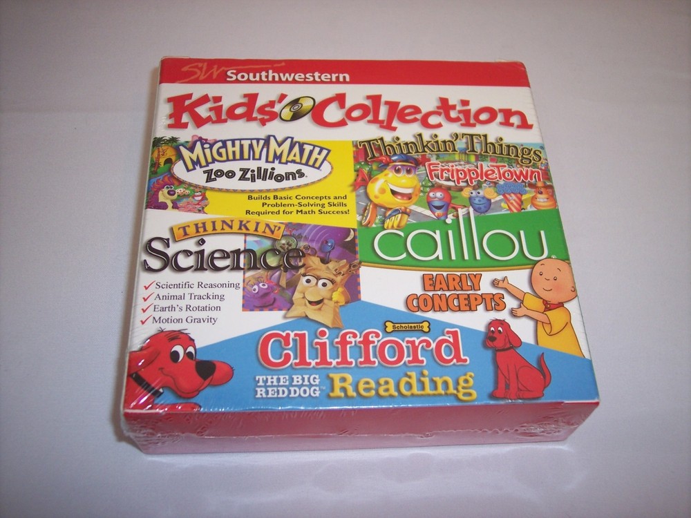 Southwestern Skill Builder Kids Collection CD-ROM Set Educational Games ~ New!