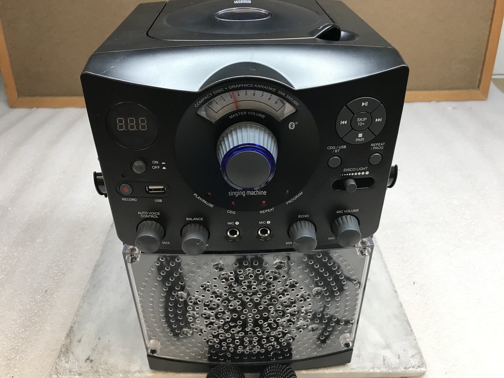 Singing Machine SML385UBK Karaoke System – CDG, Bluetooth, Microphone Tested