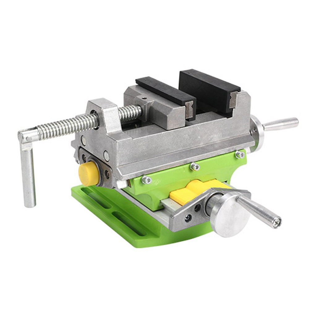 Milling Machine Compound Work Table Cross Slide Bench Drill Press Vise X Y Axis