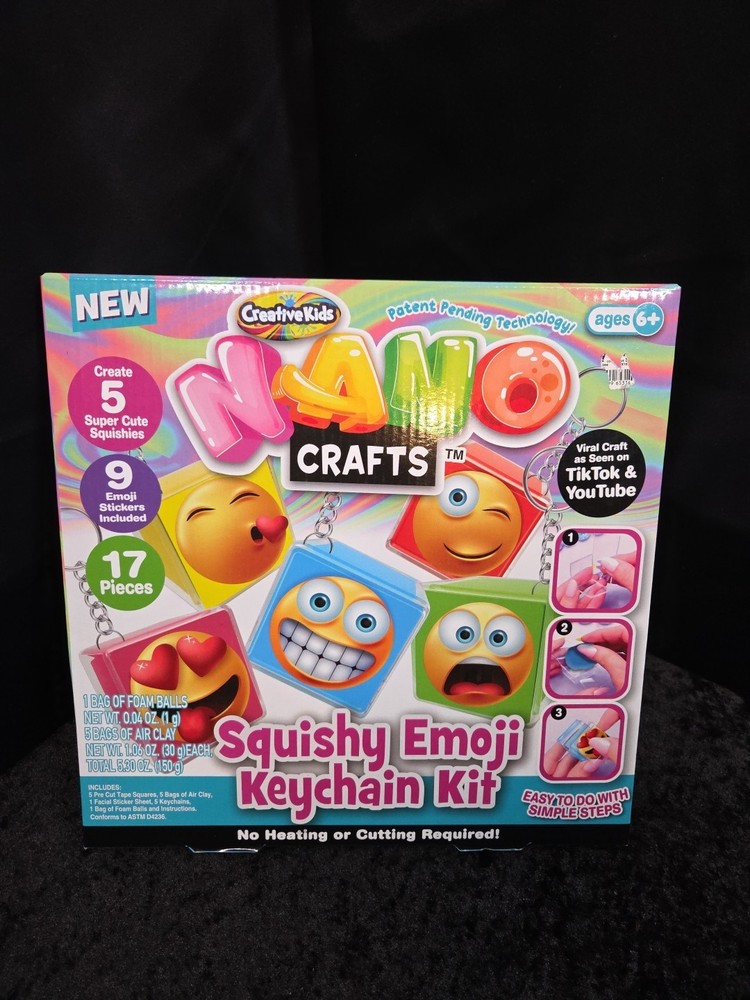 Nano Crafts Squishy Keychain Kit , Sll
