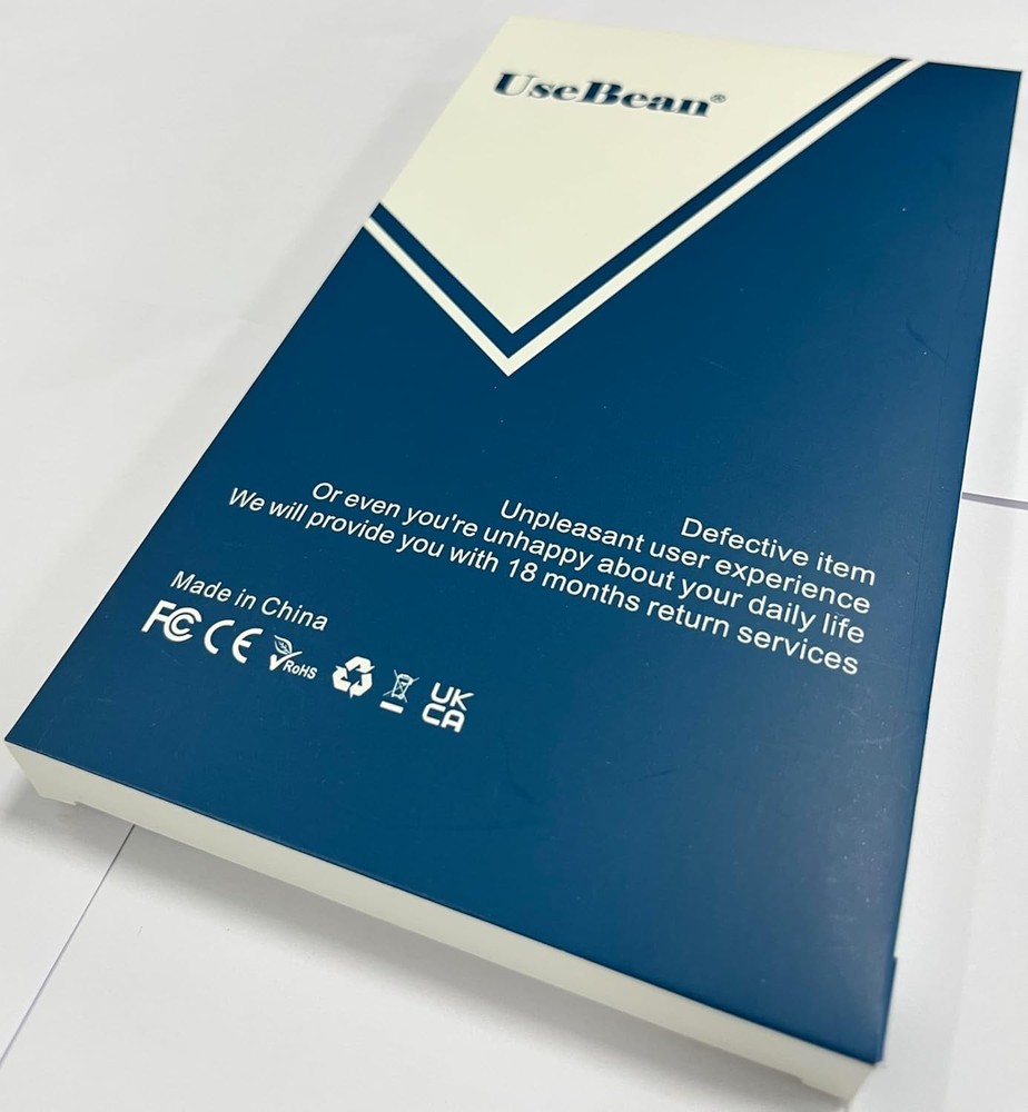 UseBean Right Angle USB C Extension Cable 0.6FT, 90 Degree USB-C BLACK