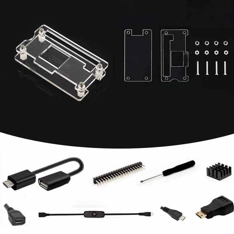 Raspberry Pi Zero 2 W Case Kit with Raspberry Pi Zero 2 W Case Power Supply US
