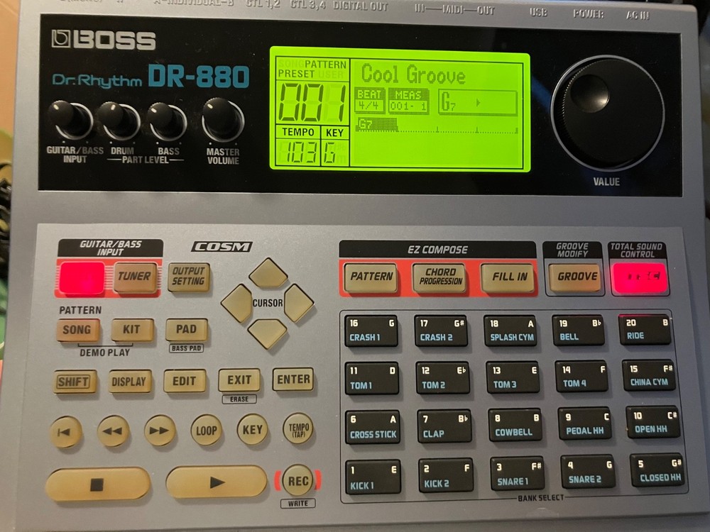 Boss Dr-880 Dr. Rhythm Drum Machine