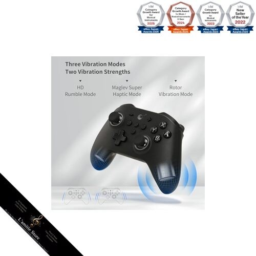 GuliKit KK3 PRO Wireless Controller Black Compatible with PC/Switch/Android/iOS