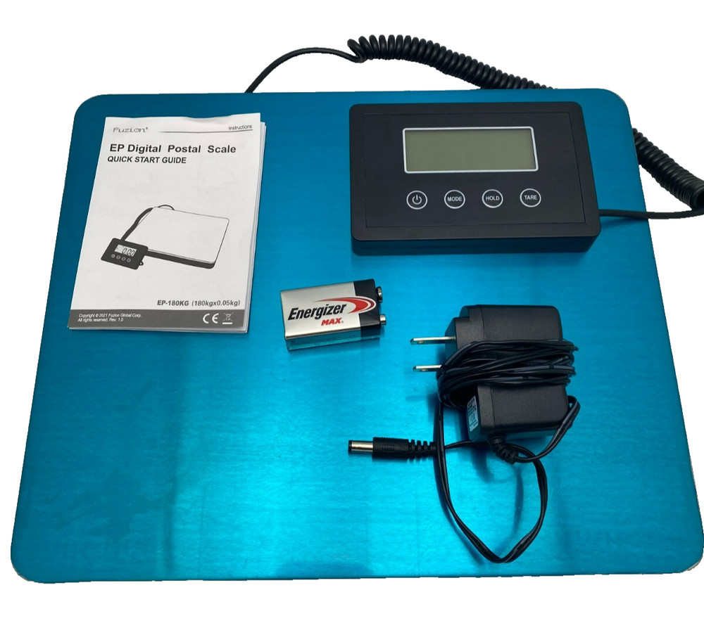 Fuzion Digital Postal Scale EP-180 DC Adapter LCD Display