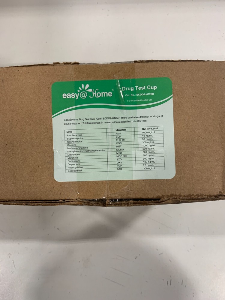 Easy@Home 5 Panel Instant Drug Test Cup Kit