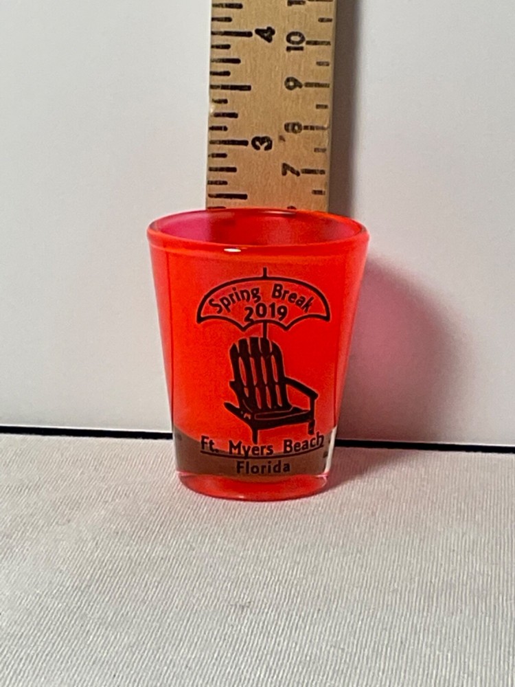 Shot glass Ft Mers beach spring break 2019
