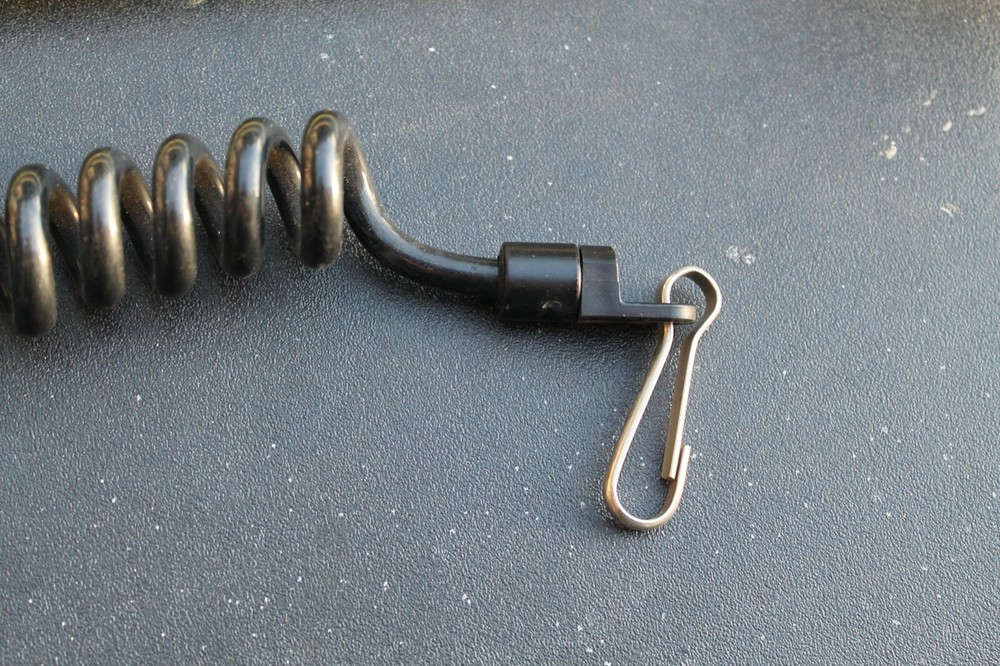Spiral Spring OG Loop Stretch Attachement 90's Black Vintage Snowboarding Leash