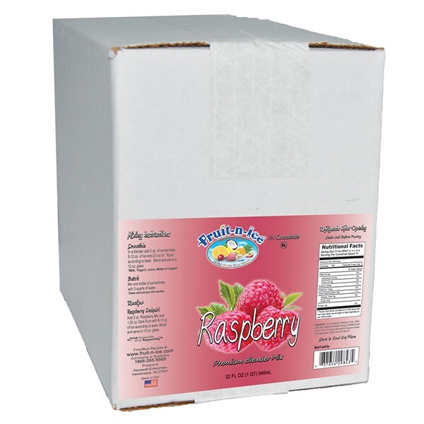 Fruit-N-Ice -Raspberry  Blender Mix 6 Pack Case FREE SHIPPING