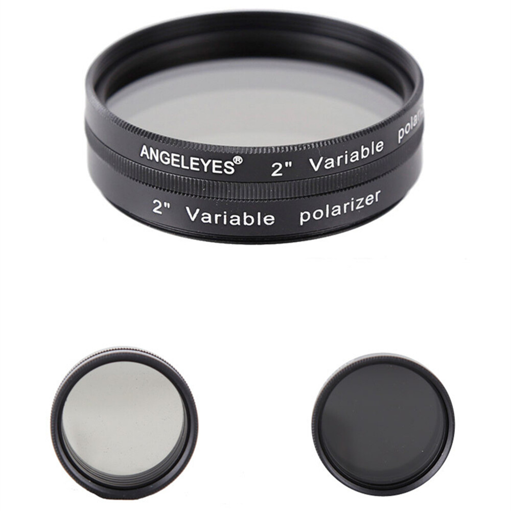 1.25''/ 2'' Variable Polarizing Filter Lens for Astronomical Telescope Eyepiece
