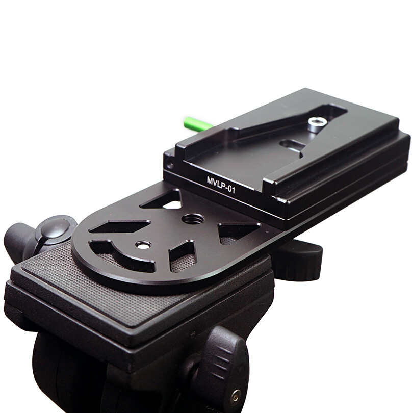 Lanparte Rotatable V Lock Quick Release Camera Plate for Sony ENG Camera Tripod