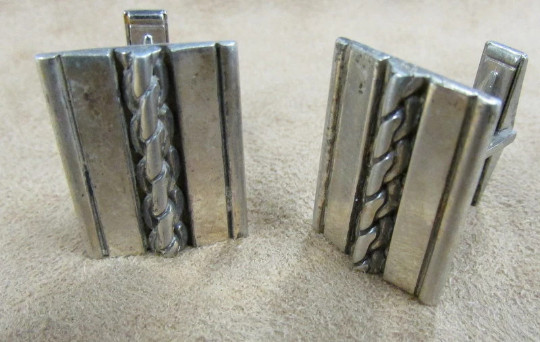 Sterling Silver Cuff Links +