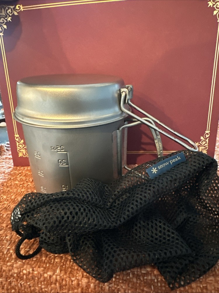 Snow Peak Backpacking Camping Titanium Cookset