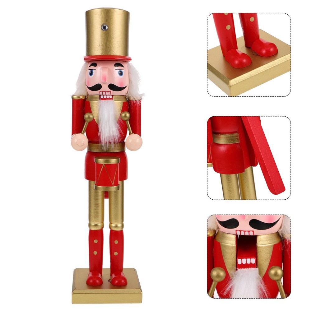 Wooden Nutcracker Decorations Nutcrackers Christmas Soldiers
