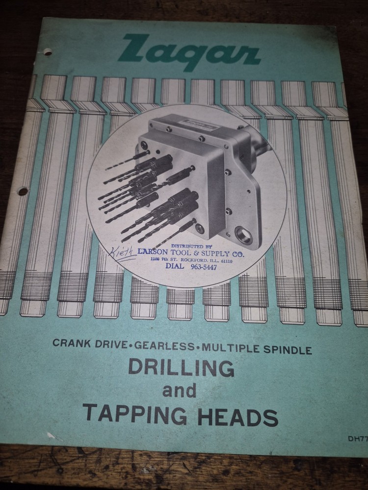 Zagar Engineering Drilling and Tapping Heads
