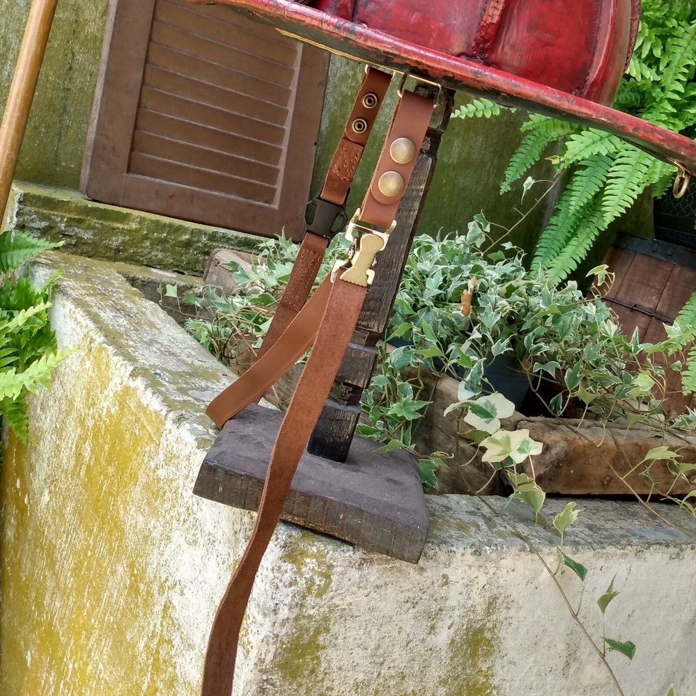 Leather Fire Helmet Chinstrap