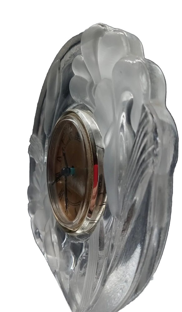 JAPAN CRYSTAL CLEAR STUDIOS DESK/MANTLE QUARTZ CLOCK