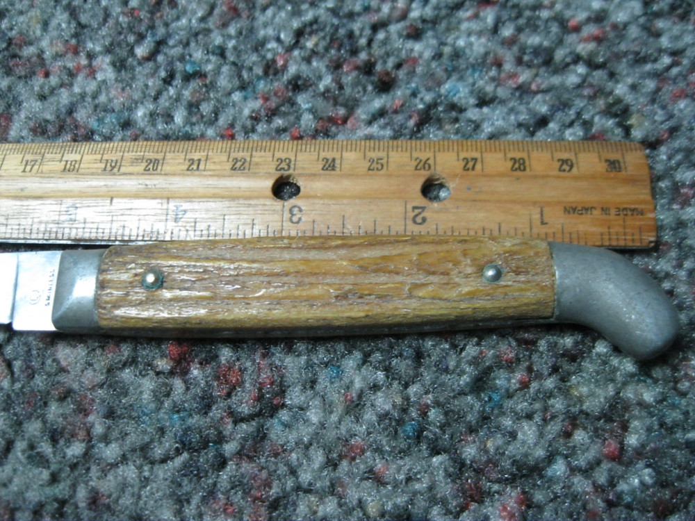 Queen Knife 8 1/2" Blade. Stag Handle.