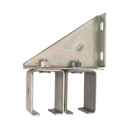 National Hardware N104-786 Rail Bracket, Galvanized Double Box - Quantity 10
