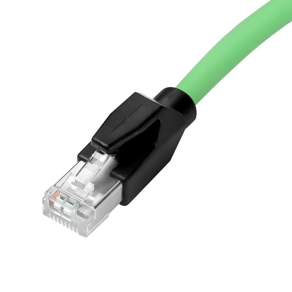 M8 A-Code 4 Pin to RJ45 Ethernet Cable Cat5e HighFlex Shielded for Beckhoff 26ft