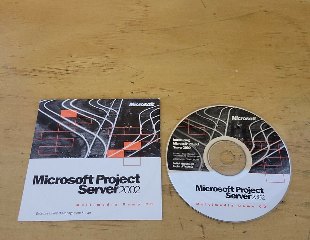 Microsoft Project Server 2002 Multimefia Demo CD