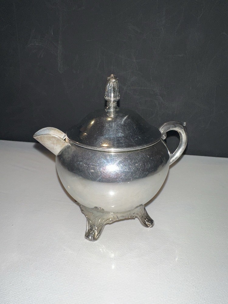 Vintage FB Rogers Silver Co silver plated Footed creamer