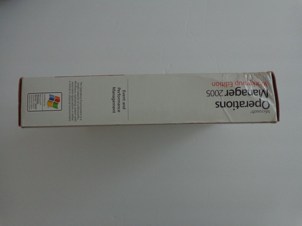 New Sealed Microsoft Operations Manager 2005 Workgroup Edition 10 cal