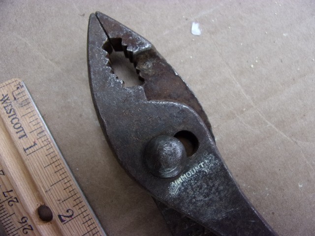 vintage fairmount pliers B on handle