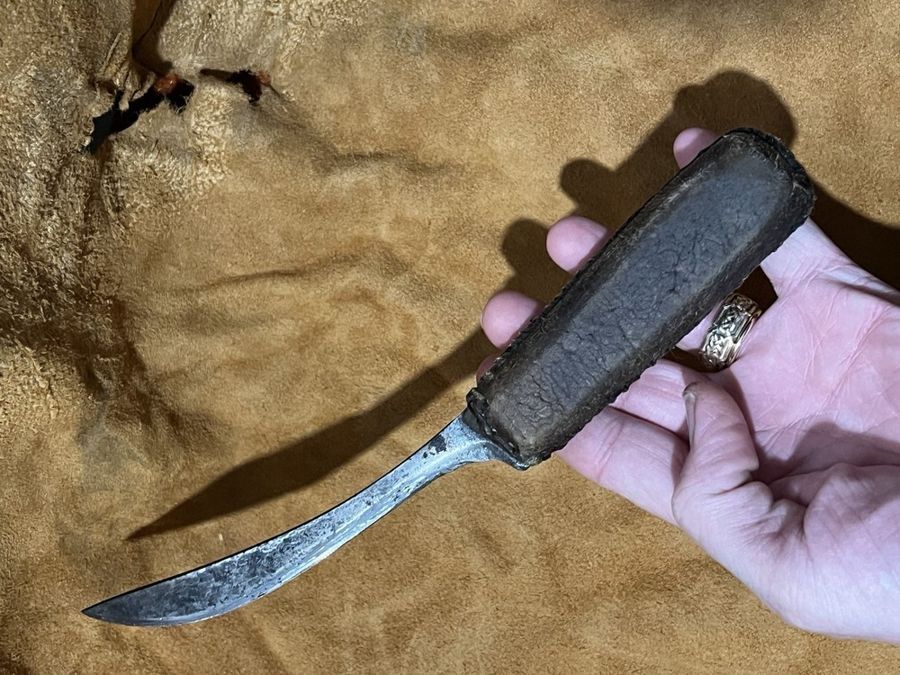 Crow style knife/sheath set