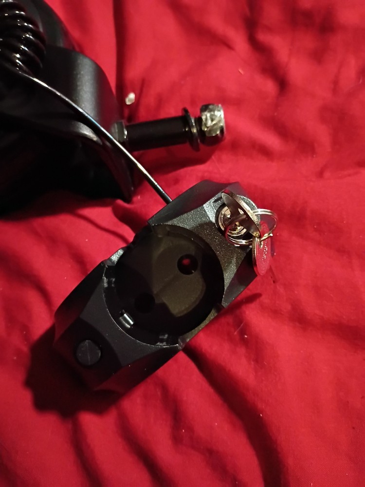 Security Wheel Lock For Mobility Scooter. Caster Lock With Key