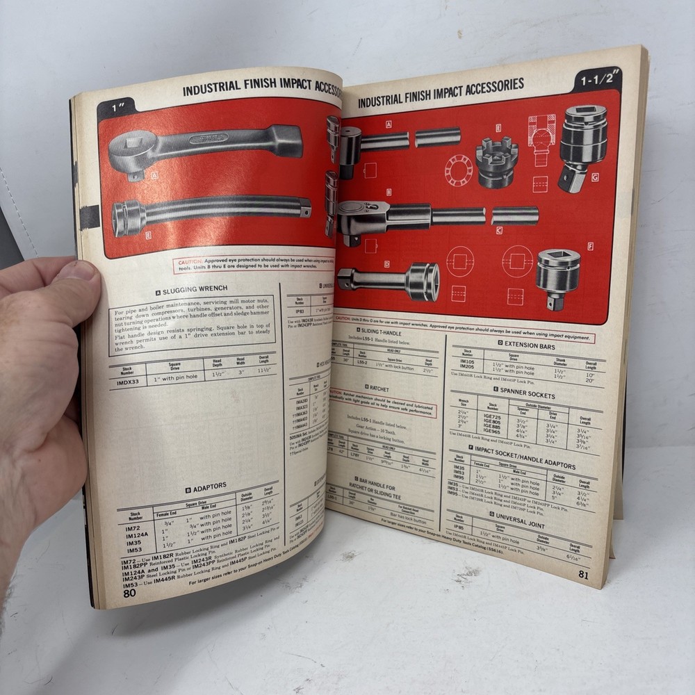 Vintage Snap-On Tools Catalog 1982