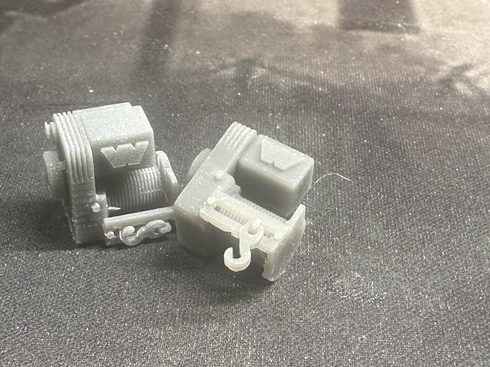 1/25 1/24 Scale Resin Winch