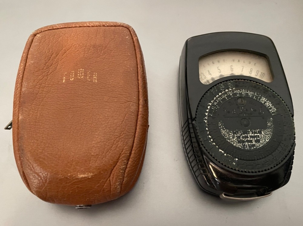 Vintage Tower (Sears) Camera Light Meter With Zippered Case