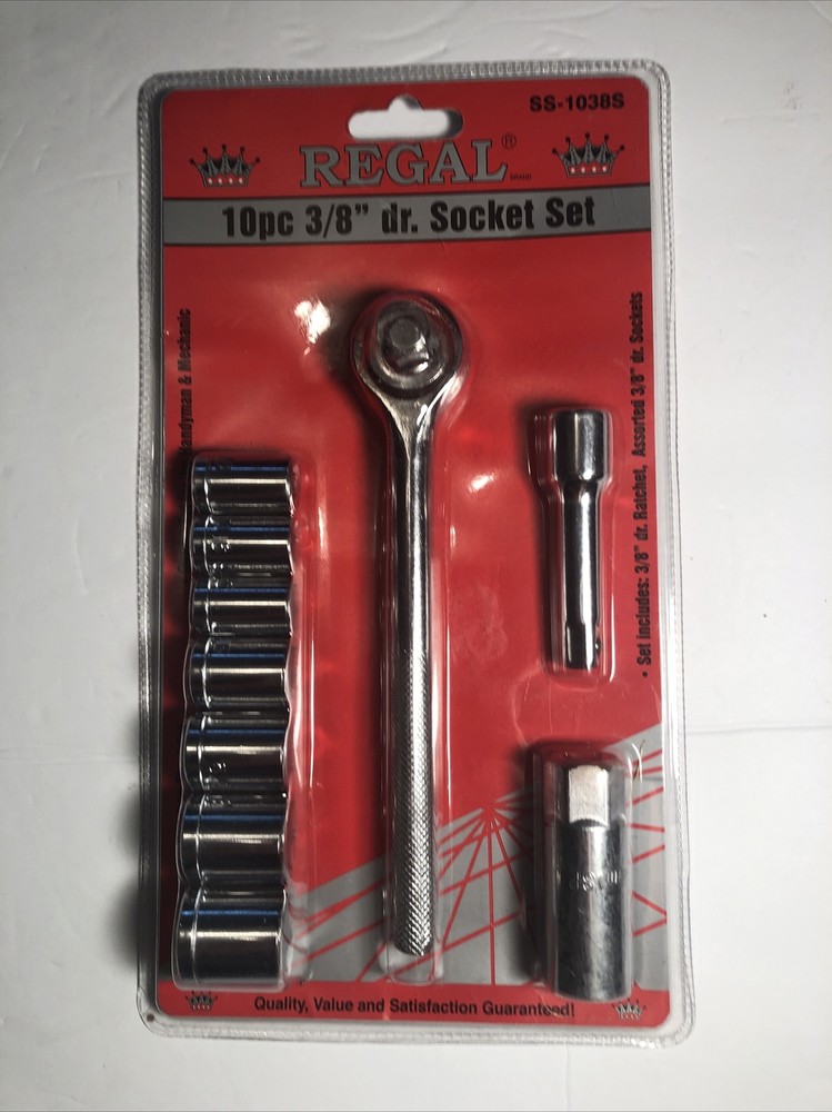 Regal 10 Piece Socket Set - New Tool