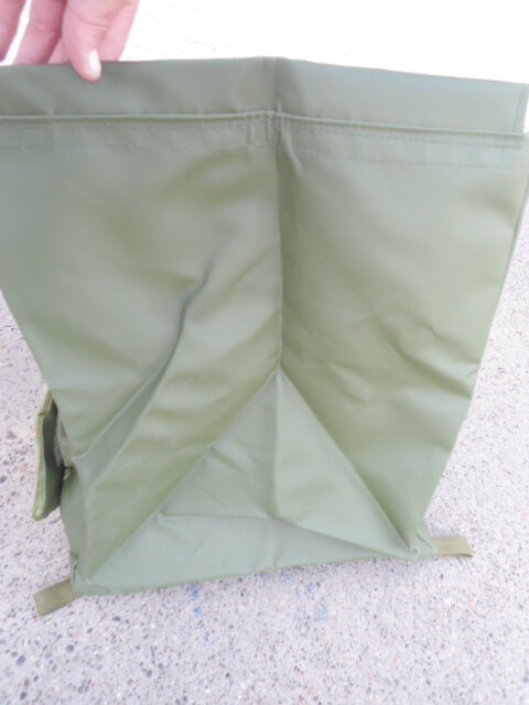 US Military OD Vinyl Collapsible Bin