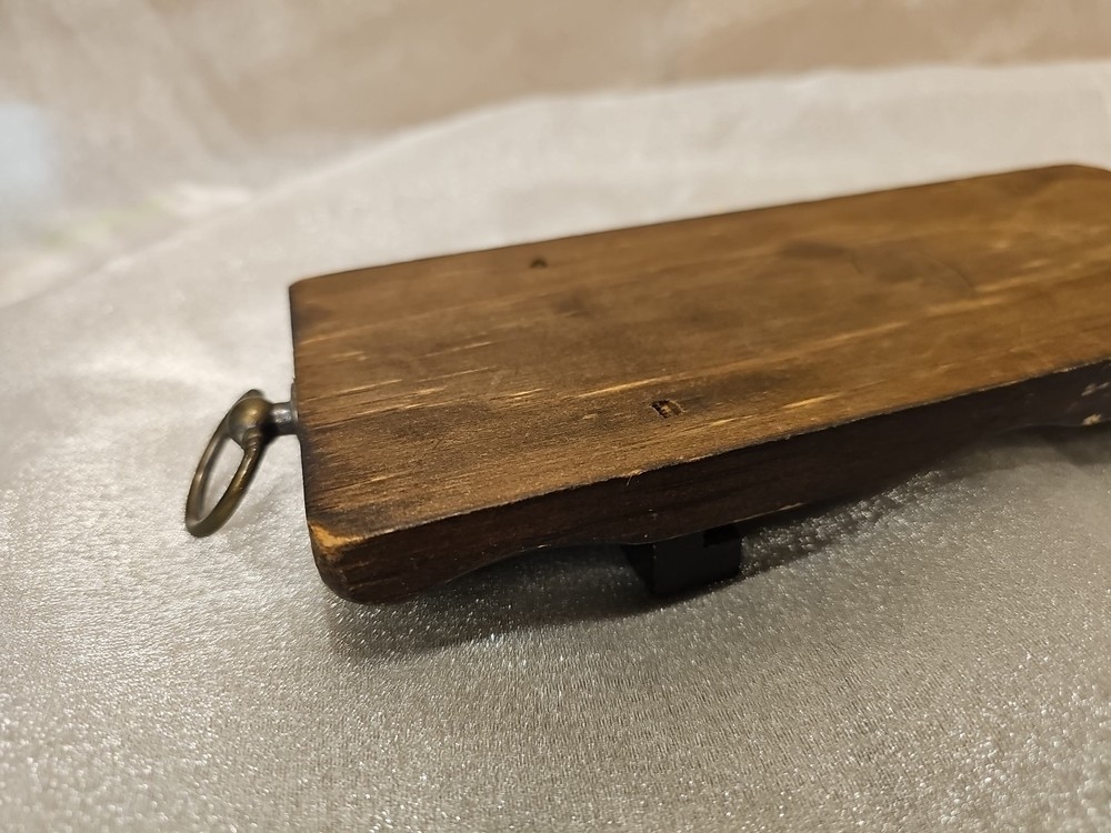 Vintage Wall Hanging Small Note Pad Holder W/Eagle 9"x4"