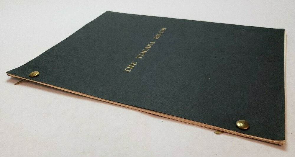 THE TIJUANA BRATS / Bernard Rothman 1970's Unproduced Treatment Script