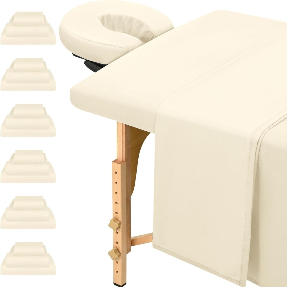 6 Massage Table Sheet Sets  (3 Piece Set comes with Massage Table Cover,