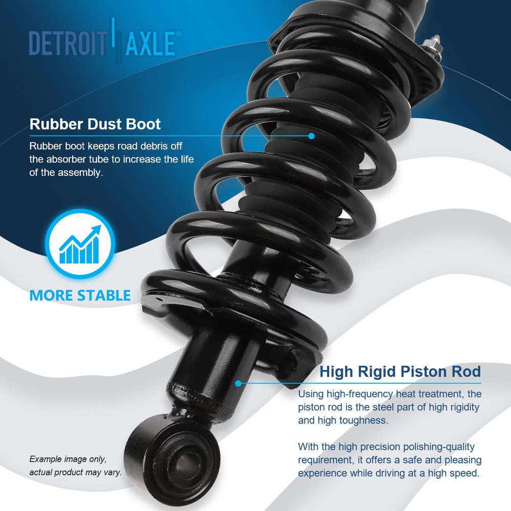 Front + Rear Struts w/ Coil Spring for 2003 2004 2005 2006 - 2011 Honda Element