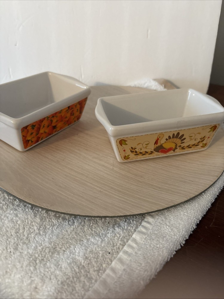 Thanksgiving Pattern Mini Muffin Loaf Pan's