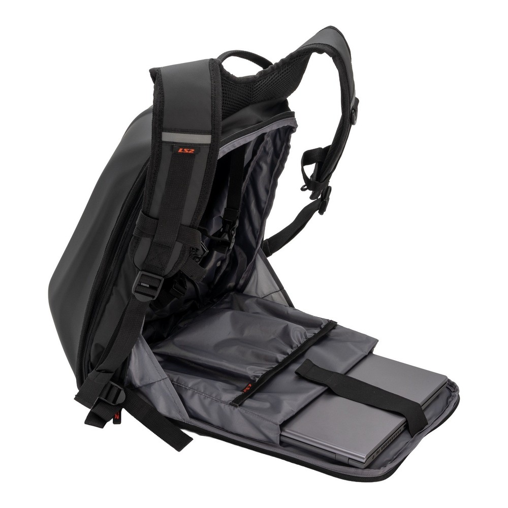 LS2 Shield Hard Shell Motorcycle Backpack 25L LS266010BKP1