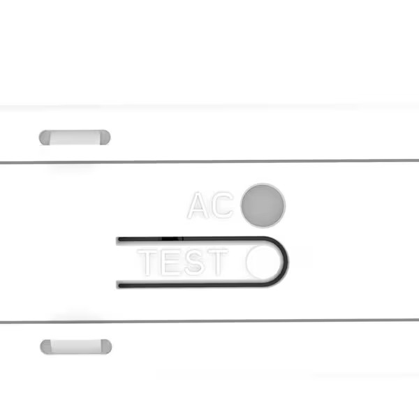 Compass Exit Sign, White, 2 Face(s), LED, Wall/Ceiling Mount, Not Battery